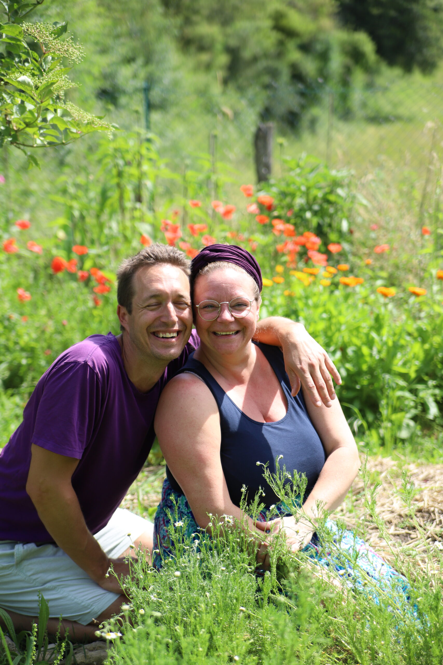 Les gardiens du Jardin des Merveilles, jardin pédagogique de plantes médicinales et comestibles en Isère.</p>
<p>